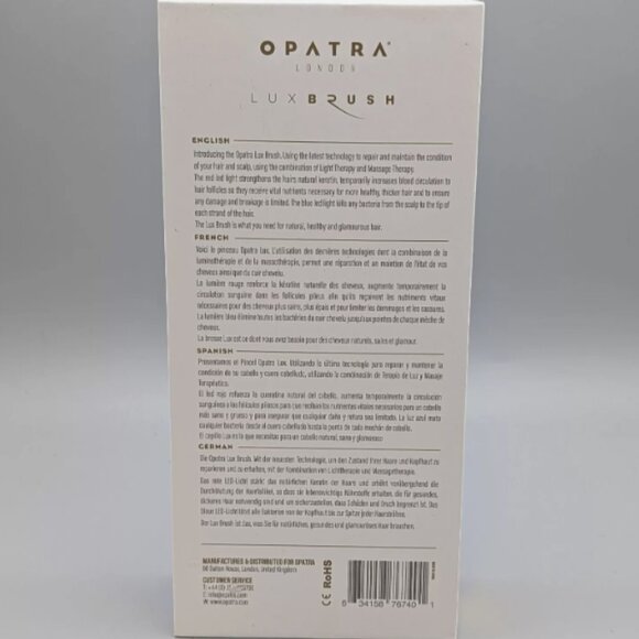 Opatra LUX Hair Brush Light and Massage Therapy NEW - Picture 3 of 6